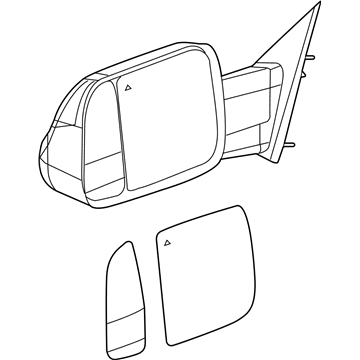 Mopar 68381772AD Door Mirror Left