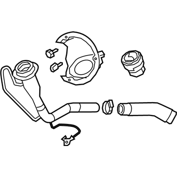 Mopar 57009248AA TUBE-FUEL FILLER