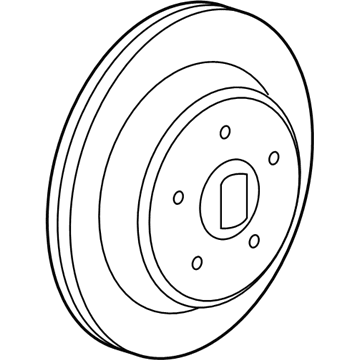 Jeep Wrangler Brake Disc - 68273464AB