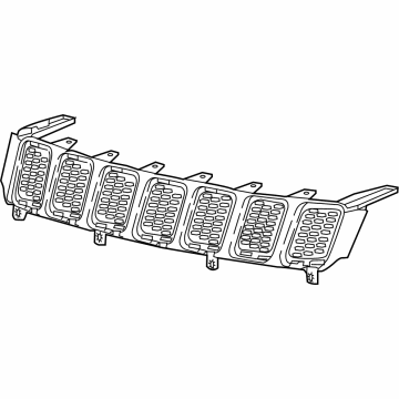 Mopar 5UP86RXFAB Grille-Texture