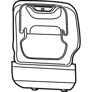 Mopar 5RT11DX9AE Panel-Front Seat Back