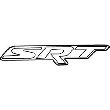 Mopar 68225698AA NAMEPLATE-SRT