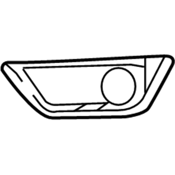 Mopar 5UP98RXFAA Plug-Fog Lamp Hole