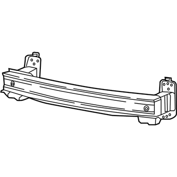 Mopar 68243681AB Beam-Front Bumper