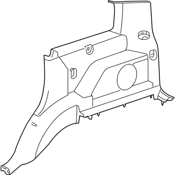 Mopar 5KH95XDVAF Panel-Quarter Trim