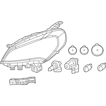 Ram ProMaster City Headlight - 68469415AA