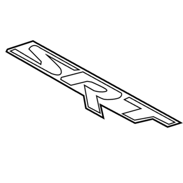 Mopar 68156147AA Nameplate