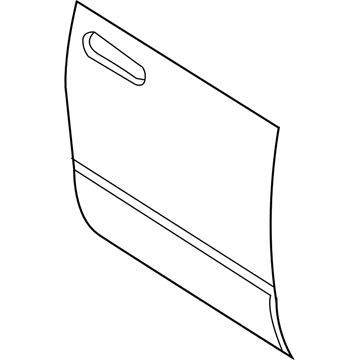 Mopar 55276999AA Door-Rear Door Outer