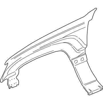 Mopar 55135901AC Fender-Front