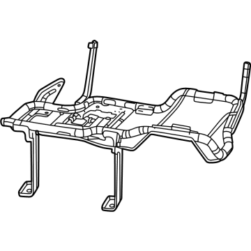 Mopar 68281197AE Frame-Rear Seat Cushion