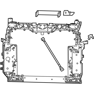 Jeep Grand Cherokee Radiator Support - 68377400AD