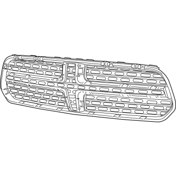 Mopar 5113713AB Grille-Texture