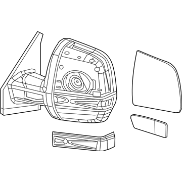 2021 Ram ProMaster City Car Mirror - 6ER63LXHAA