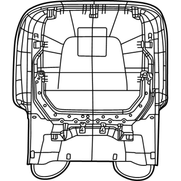 Mopar 6PH96TX7AE Panel-Front Seat Back