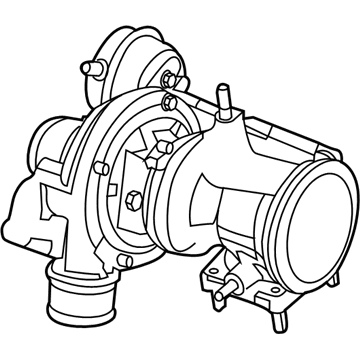 Jeep Compass Turbocharger - 68325875AA