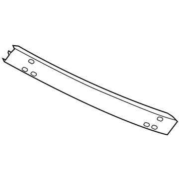 Mopar 68207359AB Beam-Rear Bumper