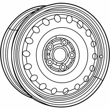 2022 Jeep Grand Cherokee Spare Wheel - 4755313AA