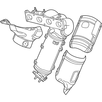 Mopar 68432342AA Exhaust Catalyst Converter