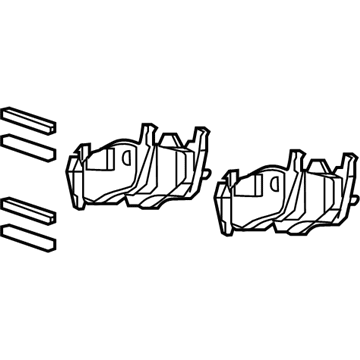 Jeep Grand Cherokee Brake Pad - 68052386AD