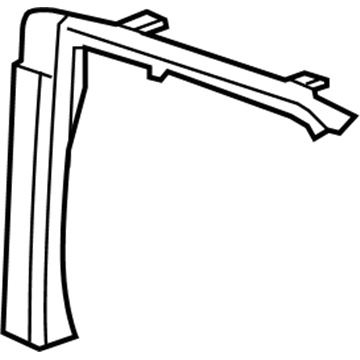 Mopar 5182822AE Rail-Door Glass