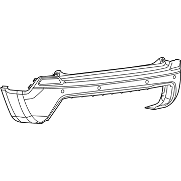 Mopar 68408009AB Rear Bumper Cover Lower