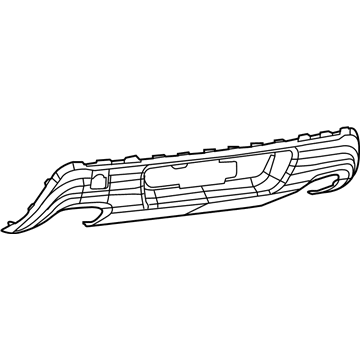 Mopar 68595989AA APPLIQUE-FASCIA