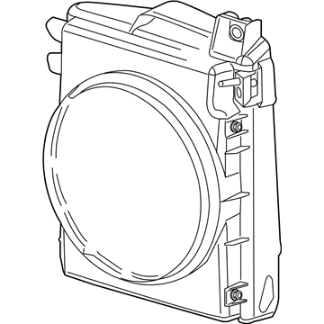 Dodge Ram 3500 Fan Shroud - 5080647AB