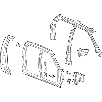 Mopar 5142317AB Panel-Body Side Aperture