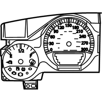 2019 Dodge Challenger Instrument Cluster - 68247792AA