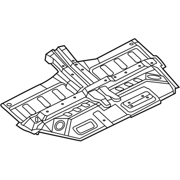 Jeep Grand Cherokee WK Floor Pan - 68170745AB