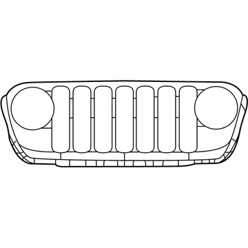 2022 Jeep Gladiator Grille - 68457102AA