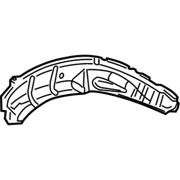 Mopar 55256034AD Shield-Rear Inner