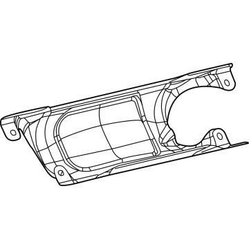 Jeep Grand Cherokee L Exhaust Heat Shield - 68480064AA