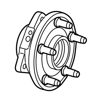 Jeep Grand Cherokee L Wheel Hub - 68349631AA