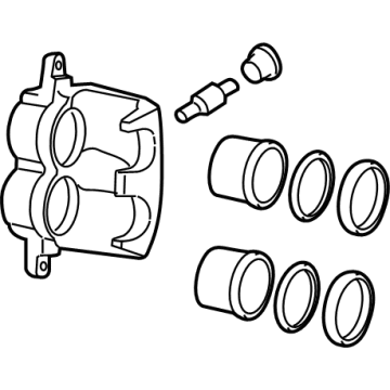 2022 Jeep Grand Cherokee Brake Caliper - 68531129AA
