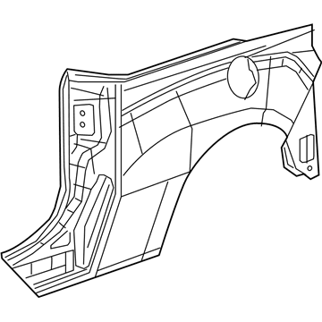 Mopar 68267187AA Panel-Quarter Upper