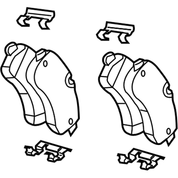 Dodge Sprinter 3500 Brake Pad - 68006734AA