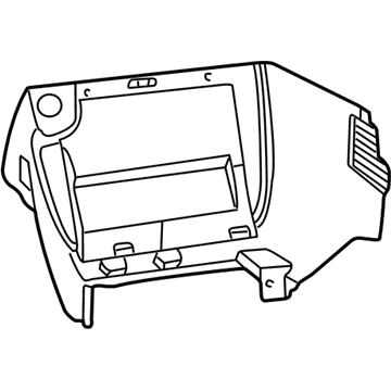 Mopar 5009154AB STRIKER-Console Lid Catch