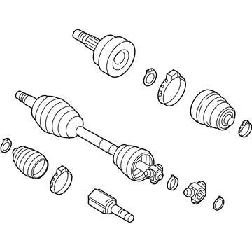 2015 Jeep Renegade Axle Shaft - 68272906AA