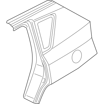 Mopar 68001973AF Panel-Body Side Aperture Rear