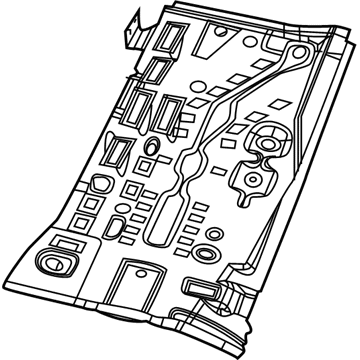 Mopar 68200703AA Pan-Front Floor