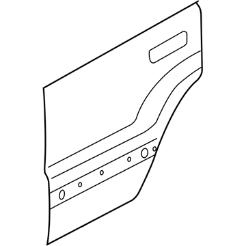 Mopar 55396498AC Door-Rear Door