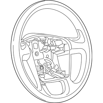 2021 Ram ProMaster City Steering Wheel - 7AQ62LXHAA