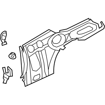 Mopar 4389896AJ REINFMNT-Quarter Panel