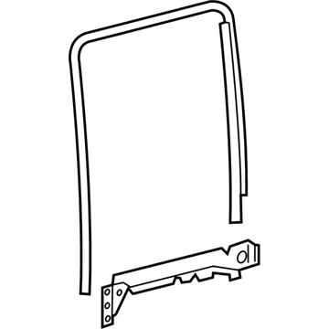 Mopar 68293096AB Channel-Door Glass