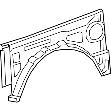 Mopar 68602132AA PANEL-QUARTER INNER