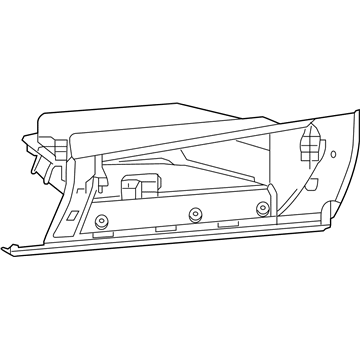 Dodge Dart Glove Box - 1TQ45DX9AE