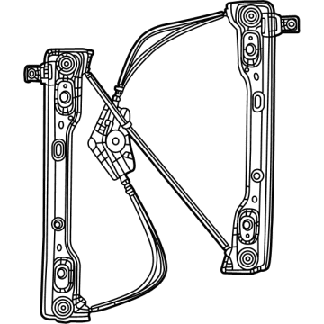 2022 Jeep Grand Cherokee L Window Regulator - 68499666AA