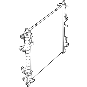 Mopar 68244086AA Engine Cooling Radiator