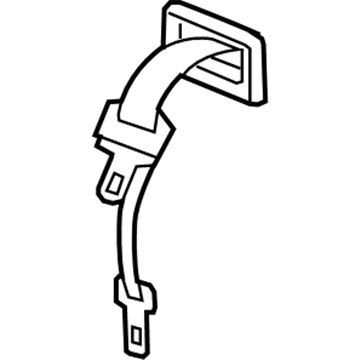 Mopar 5HJ46DK2AC Bezel-Seat Belt